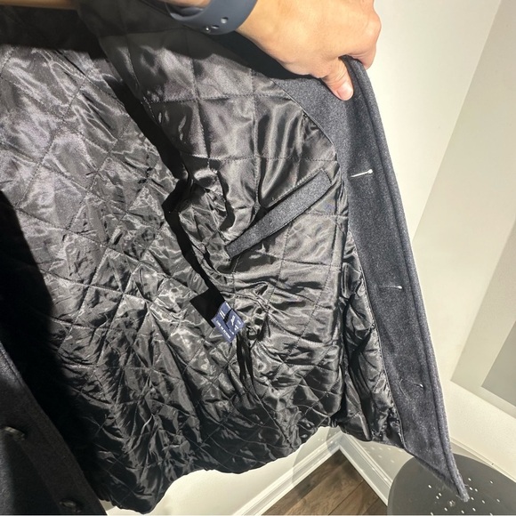 GH BASS CO Men’s Jacket Coat Dark Gray Wool Blend Heavy Warm Size SMALL - Picture 10 of 15